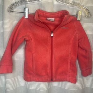 Girls 18-24 month Columbia fleece jacket like new pink fall cozy